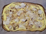 Tarte à l'oignon sur une pâte à base de courgettes - Une ribambelle d'histoires