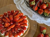 Tarte aux fraises sur sablé breton - Une ribambelle d'histoires