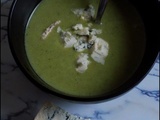 Soupe au brocoli et gorgonzola