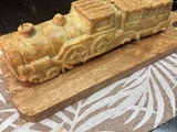 Cake jambon olive train