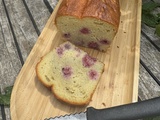 Cake moelleux et leger aux framboises