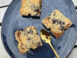 Carres gourmands myrtilles crumble