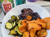Chips de légumes (patate douce, betterave, carotte)