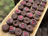 Fondants cyclones chocolat framboises