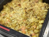 Gratin endives riz saumon fume