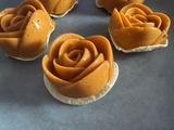 Mini roses panacotta poivrons vegetales