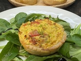 Quiches morue chorizo a la portugaise