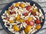 Salade de haricots blancs marinee sous besave