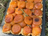 Tatin aux abricots et amandes
