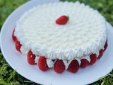 Vacherin glacé vanille fraise