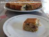 Gâteau extra-moelleux poires/amandes/choco
