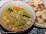 Poulet au curry Rendang ,légumes et lait de coco...Partenariat Ayam