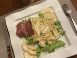 Salade blé au magret de canard & au chèvre