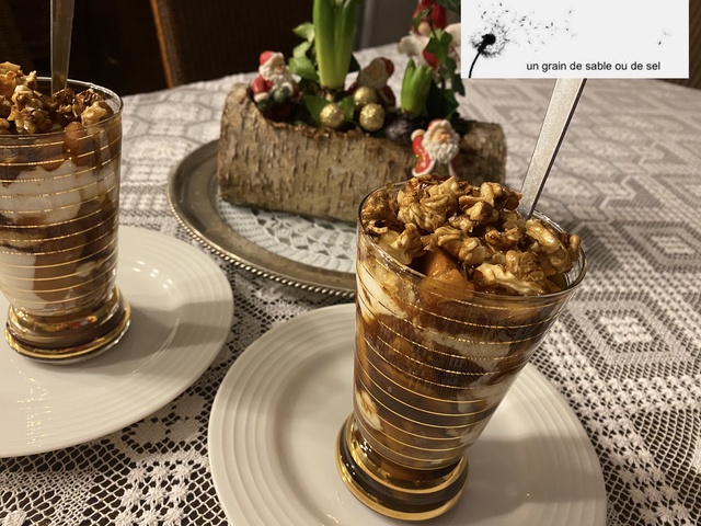 Bûche figue, noix, amande - Gourmet & Gourmand