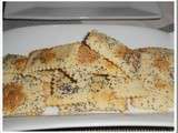 Biscuits soufflés au pavot et gressins aux herbes de Provence