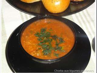 Chorba frik aux légumes printaniers(fèves, petits pois, artichauts)….Soupe Algériennes