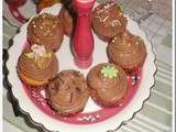 Cupcakes vanille et chantilly aux mascarpone-chocolat