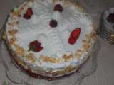 Shortcake à la fraise (le fraisier) /gateau a la fraise-chantilly