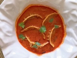 Gyozas au crevettes et chou Chinois, bouillon de crevettes