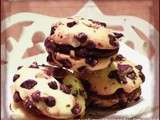 Whoopies noisettes-chocolat  façon cookies 