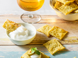 Crackers salés (végétalien, vegan)