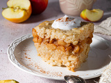 Gâteau de riz aux pommes (végétalien, vegan)