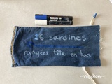 Coudre un sac à sardines