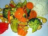 Curry de légumes et pois chiches façon couscous