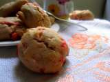 Biscuits vegan aux éclats de pralines roses
