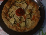 Quiche courgette et tomate