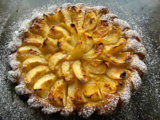 Tarte fine aux nectarines blanches