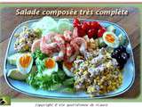Salade composée très complète