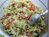 Salade de rissnuedle au poulet et asperges