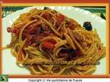 Spaghetti au chorizo et à la tomate