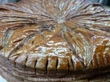 Galette des rois à la pistache et pépites de chocolat