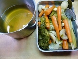 Réalisation d'un bouillon de légumes