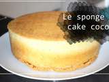 Sponge cake coco | basique #9