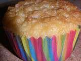 Muffins framboise- noix de coco