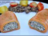 Bûchettes de saumon aux lentilles vertes du Puy
