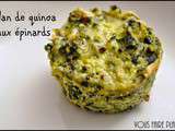 Flan de quinoa aux épinards
