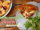 Quiche courgette/chorizo/mozzarella