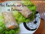 Raviolis Poireaux/Crevettes