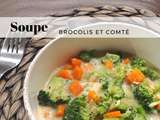 Soupe brocolis comté