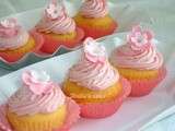 Mini cupcakes aux fraises