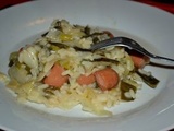 Risotto poireau knaki