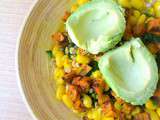 Curry de haricots blancs, chou kale et fanes de navet, patate douce rôtie | The Wellness Nutritionista