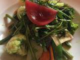 Belle assiette de legumes saine et simple