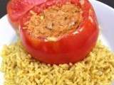 D’ete avec les restes : les tomates farcies