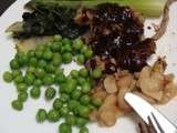 L’assiette du jour : de la viande, des sucres lents et des legumes verts
