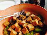 Tofu et courgettes : c’est sain et veggie